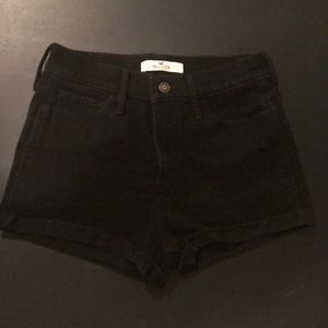 Black Hollister High Waisted Shorts